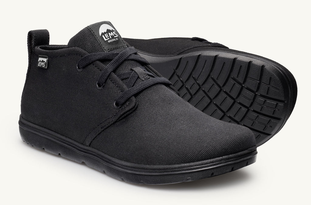 Lems Canvas Støvler Chukka Dame Sort | PWM4322WG