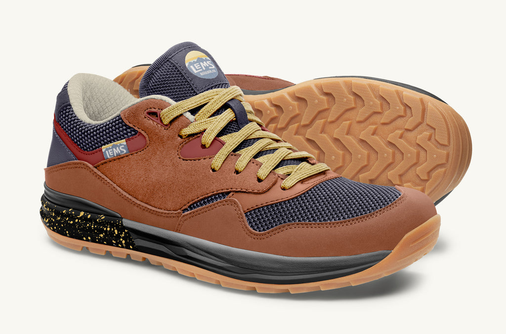 Lems Sneakers Trailhead Dame Brune Blå | JEU6794SO