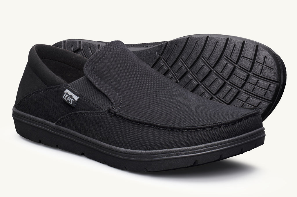 Lems Slip On Sko Drifter Herre Sort | LCY3559AH